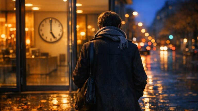 Il rentre du bureau à 17 heures dans le noir depuis octobre : chaque après-midi, une fatigue lourde qui n'a rien à voir avec son travail