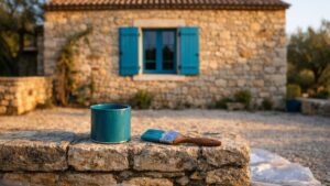 Il repeint ses volets en bleu canard près d'Uzès un week-end d'avril : en juin, un courrier de la mairie lui demande la couleur d'origine