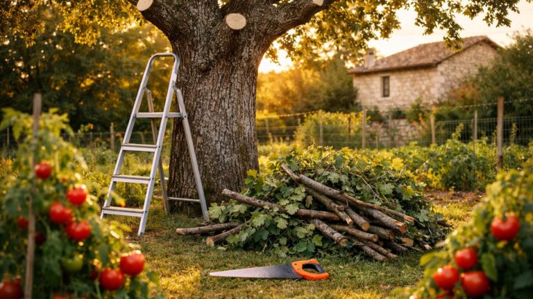 Il taille lui-même le chêne qui ombrage son potager près de Périgueux : une semaine plus tard, son voisin parle de porter plainte