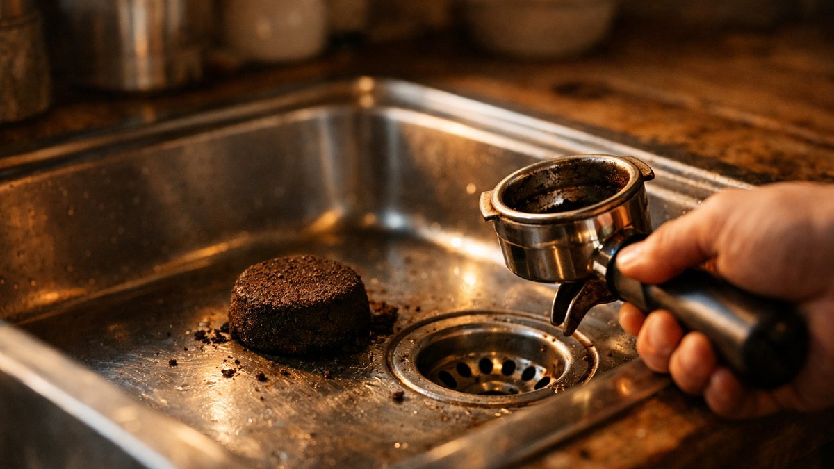 Il verse son marc de café dans l'évier chaque matin depuis des années : en décembre, l'eau de la cuisine ne descend plus du tout