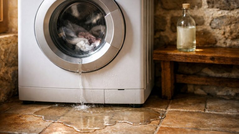 Il verse un verre de vinaigre blanc dans chaque lessive près de Nîmes : un an plus tard, l'eau coule sous le hublot à chaque essorage