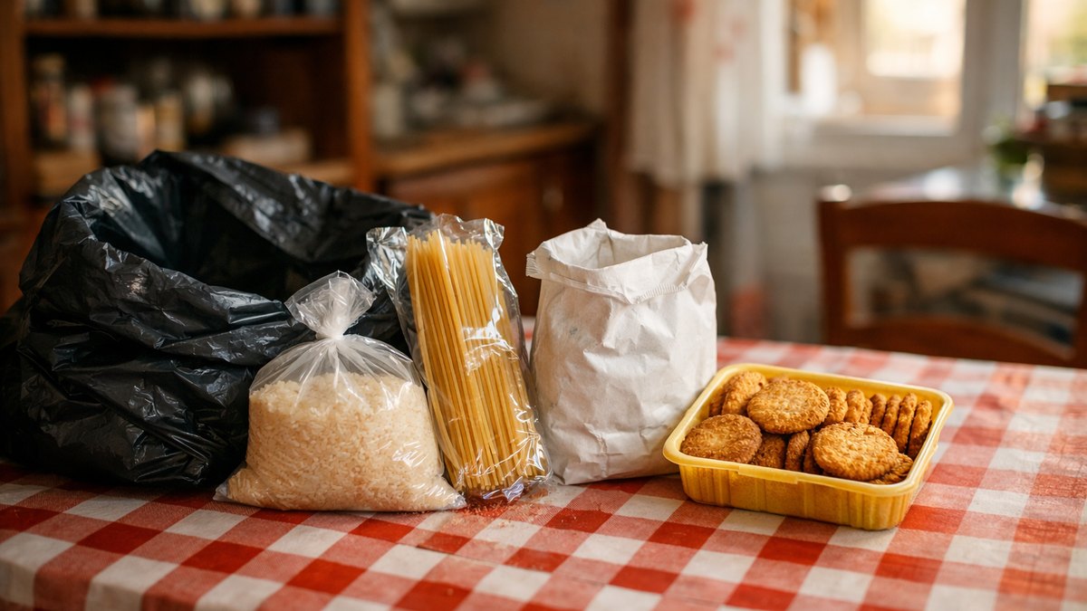 Il vide ses placards à Rennes et remplit trois sacs de riz et de pâtes : sa fille ressort chaque paquet de la poubelle, un par un