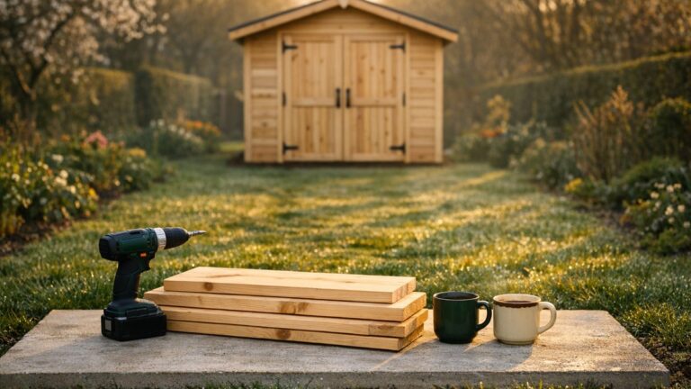 Ils montent un abri de jardin de 15 m² au printemps : à l'automne, un avis de taxe arrive dans leur boîte aux lettres