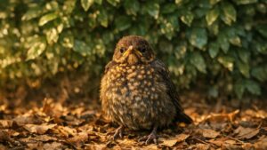 Ils ramènent un merle sans queue trouvé sous la haie du jardin : au centre de soins, on leur demande de le reposer à sa place