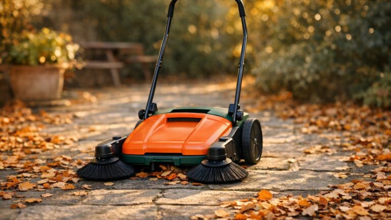 Une balayeuse manuelle de 65 cm à 79,90 € : l'outil sans moteur ni batterie qui peut remplacer le balai sur terrasse et allée